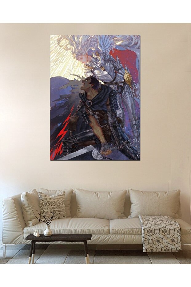 سجادة حائط بتصميم منقوش من Anime Berserk - Guts and griffith رقم 1