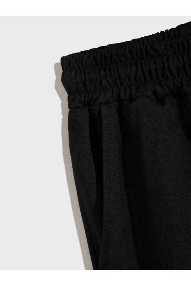 Unisex Prisma Mountain Minimal Tasarım Baskılı Şort -Oversize Yazlık Penye Kısa Lastikli Yüksek bel - 3
