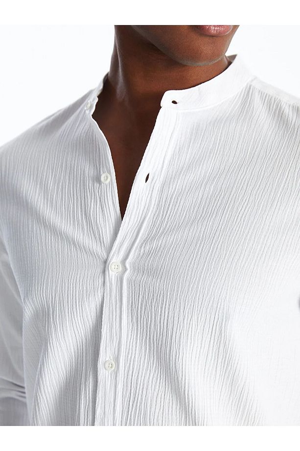 LCW Vision Regular Fit Uzun Kollu Erkek Gömlek - 4
