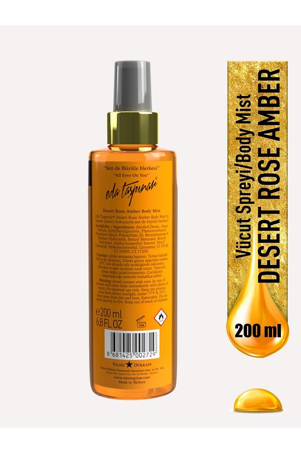 Gold Fırsat Seti No.1 Desert Rose Amber Body Mist 200 ml X 2 Adt (EGX20) - 4