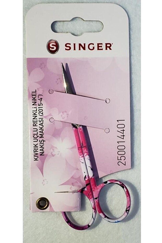 مقص تطريز ملون بطرف منحني كود: 14401 - 1