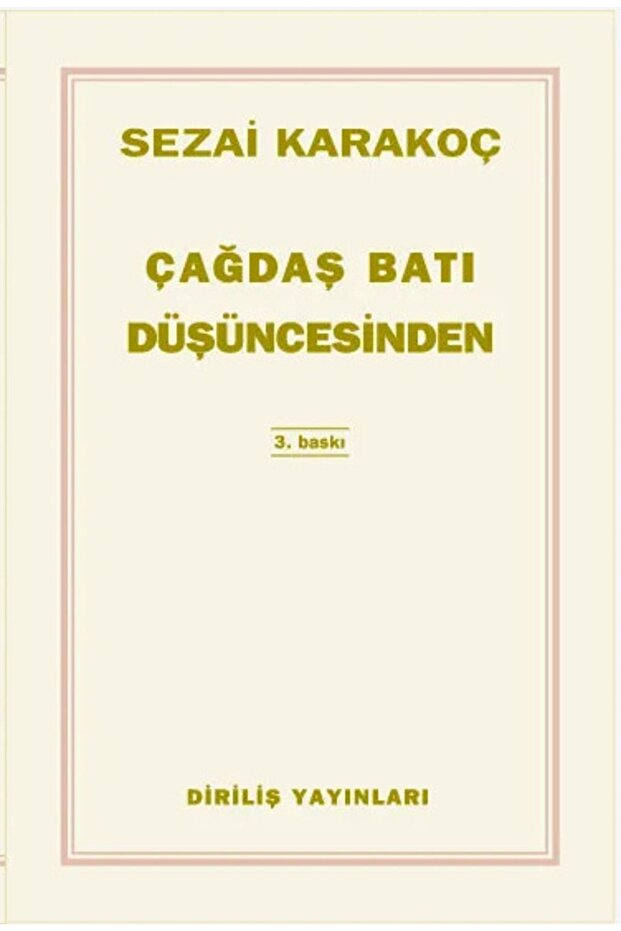 Çağdaş Batı Düşüncesinden