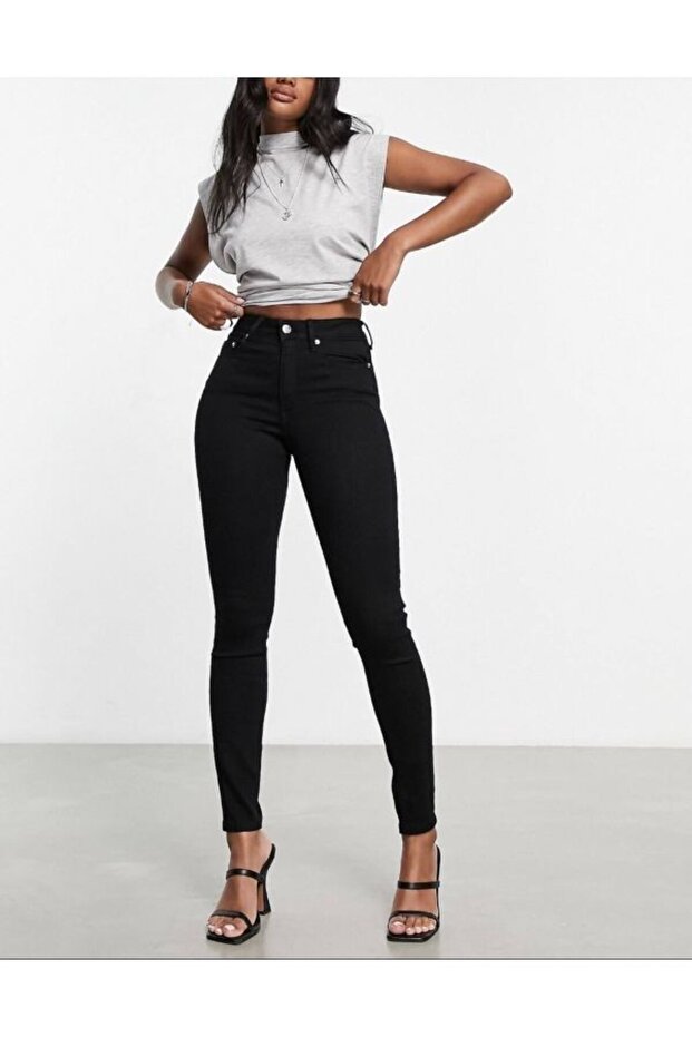 Black Skinny Lycra High Waist Extra Stretchy Jeans