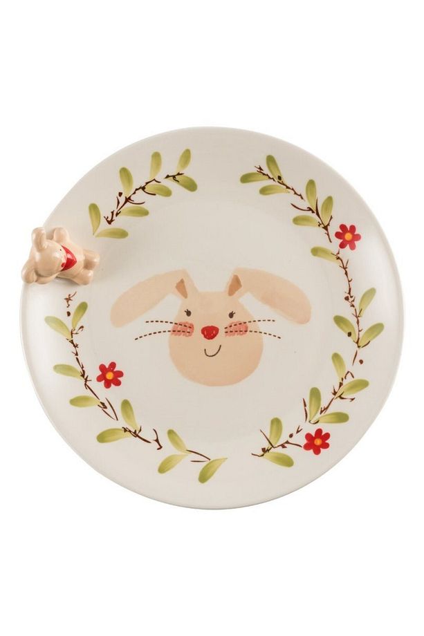 Bunny Seramik Pasta Tabağı 1 ADET - 1