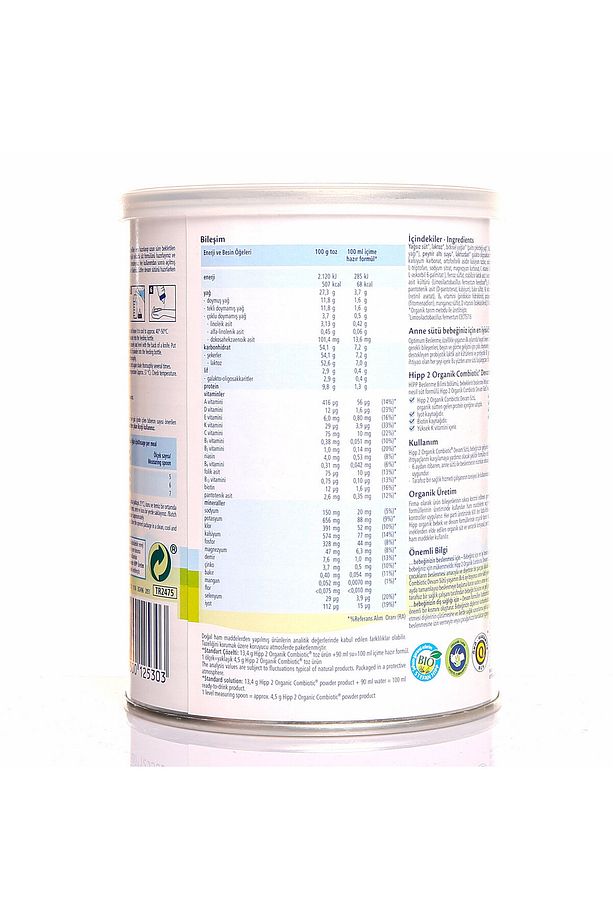 2 Organik Combiotic Devam Sütü 350 gr 6-12 Ay NO COLOR 2 - 3