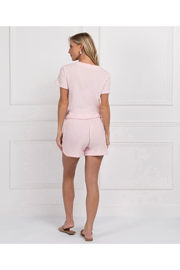 Pembe Şort Takım - 3