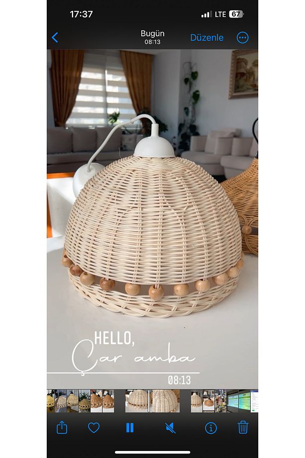 Rattan avize - 5