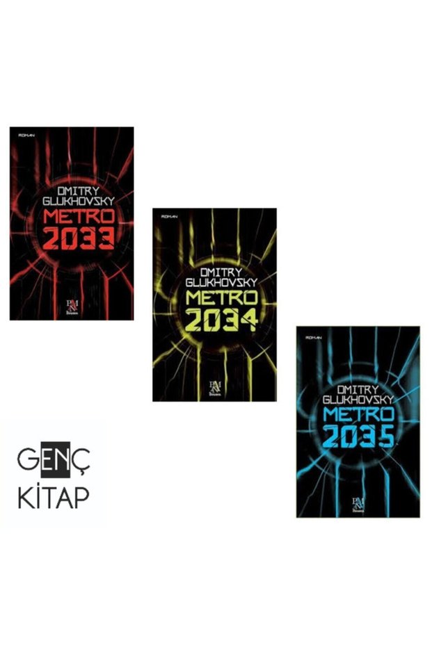 Metro Serisi 3 Book Set 2033 2034 2035 Dmıtry Glukhovsky