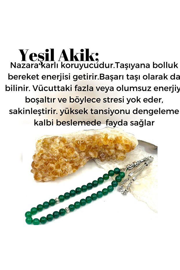 Green Agat Rosary