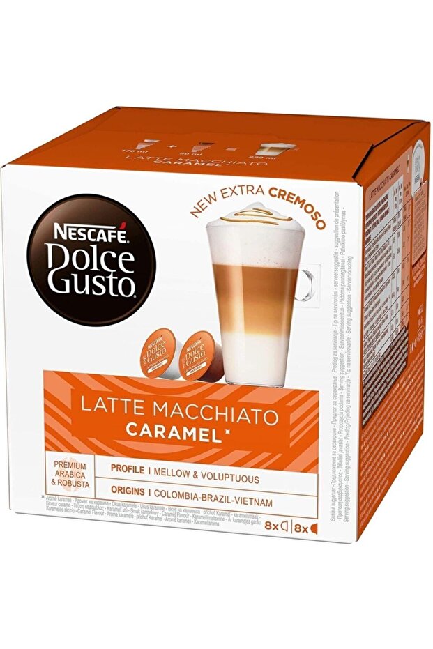 Dolce Gusto Latte Macchıato Caramel New Extra Cremoso - 1