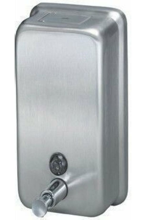 Paslanmaz Sıvı Sabunluk Duvar Tipi 1000 Ml - 3