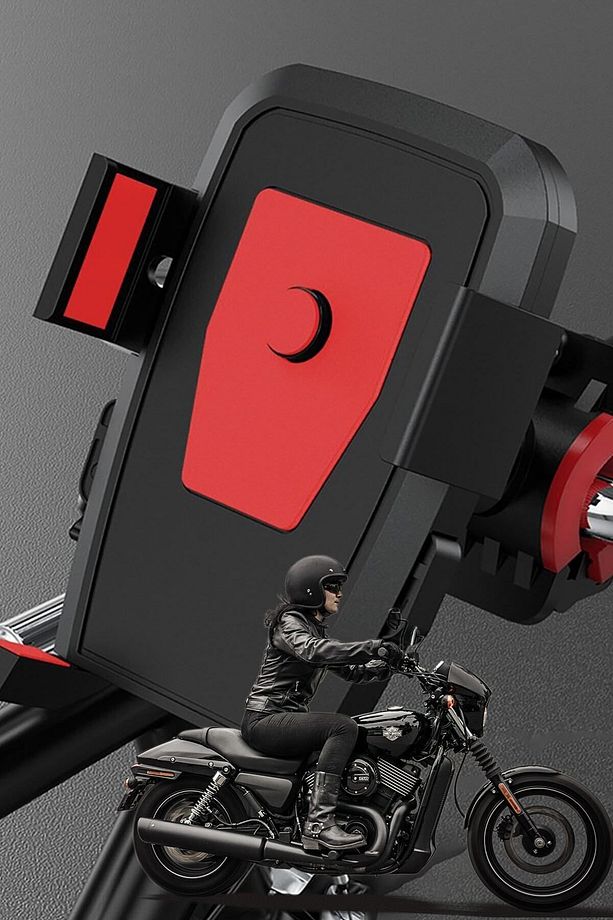 Bisiklet Için Gidon Bağlantılı Stantlı Telefon Tutucu Tutacağı - 3