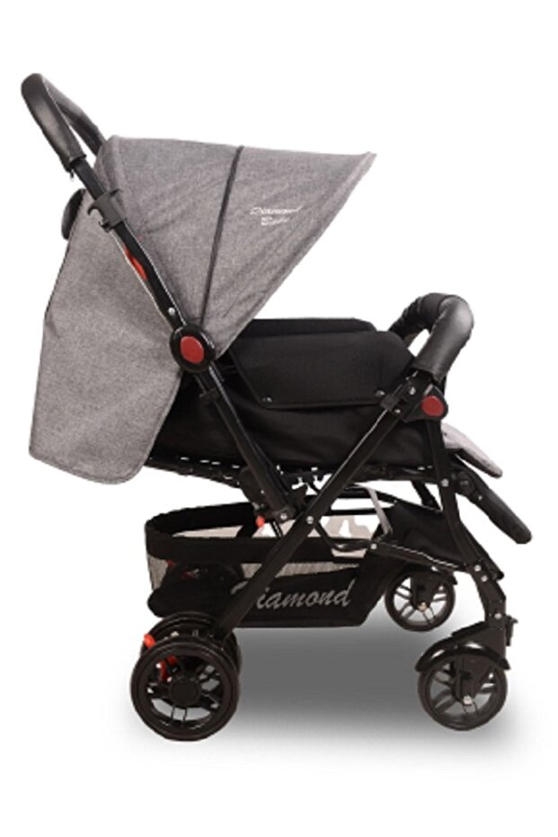 Gri Sapphire Çift Yönlü Bebek Arabası - 3