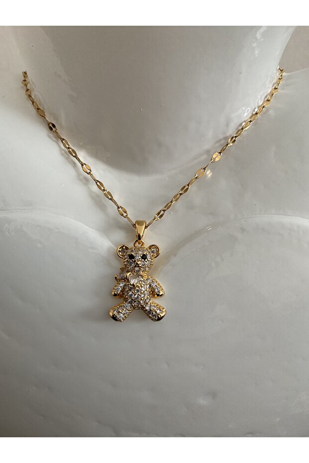 AYICIK UÇLU ÇELİK KOLYE - 1