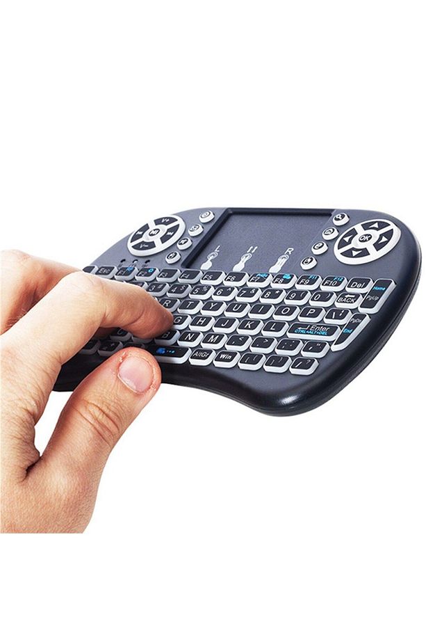 Akıllı Tahta Kablosuz Şarjlı Mini Klavye Dokunmatik Mouse - 3