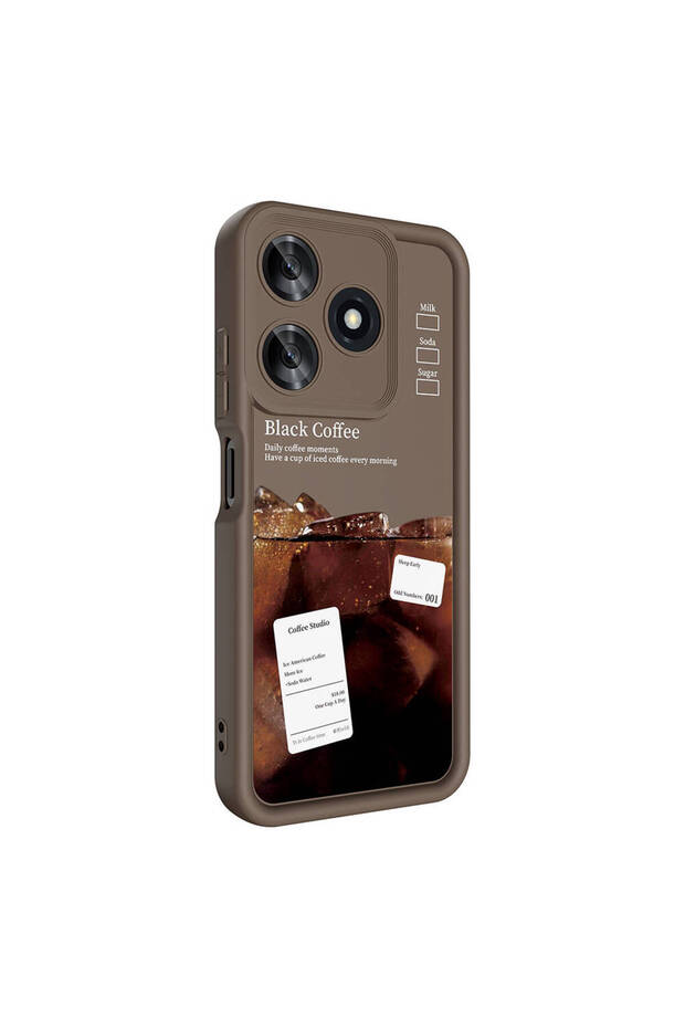 Tecno Spark 10C Compatible Case with Camera Protection Printed Back Surface Classy Cover