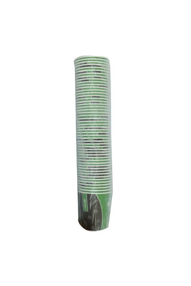 Karton Bardak 8 Oz Kullan At Çay Kahve Sıcak Kağıt Otomat Bardağı 50 Li 1 Paket - 3