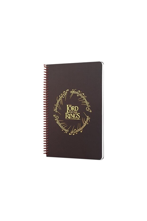The Lord of the Rings Spiral Notebook Brown - Striped