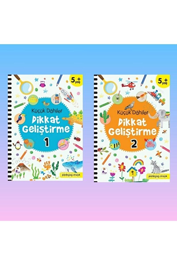 Little Geniuses Attention Development Set - 5+ Age 2 Book Set