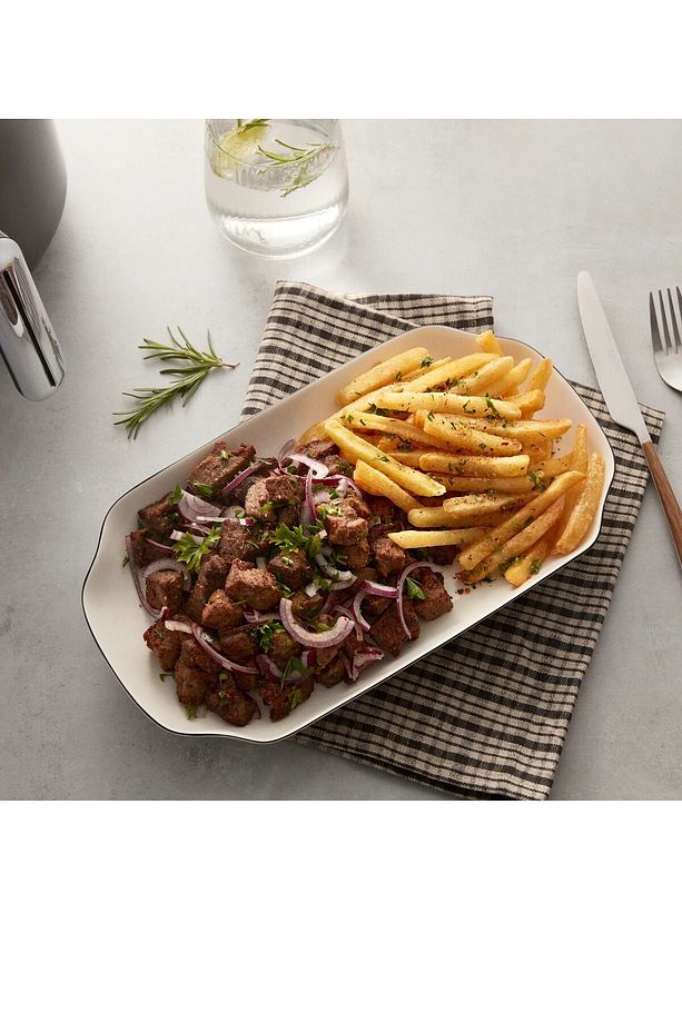Less Fat Technology ile Fırın/Izgara, Ev Yoğurdu, Sebze ve Meyve Kurutma, Smart Sensörlü Airfryer - 5