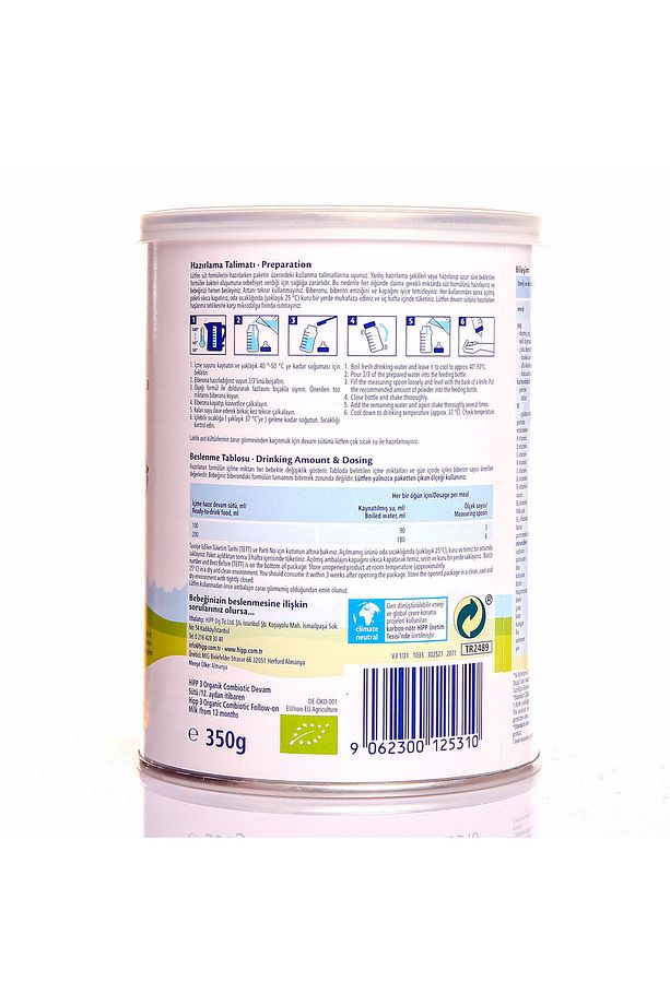 3 Organik Combiotic Devam Sütü 350 gr 1+ Yaş NO COLOR 3 - 4
