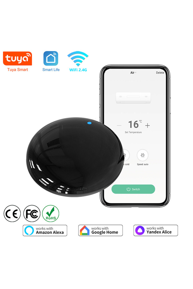 Tuya Wifi Ir Remote Controller Smart Universal Tv Air Conditioner Works with Alexa Remote Control... - 2