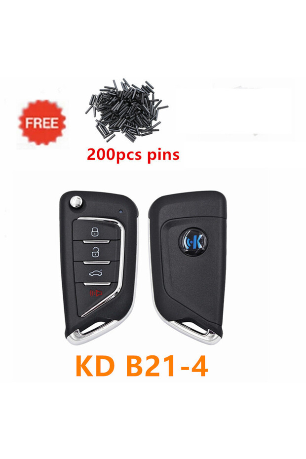 5pcs B21 B21-4 KEYDIY B Series Universal for KD900/URG200 Mini KD KD-X2 KD MAX 4 Button Remote Co... - 1