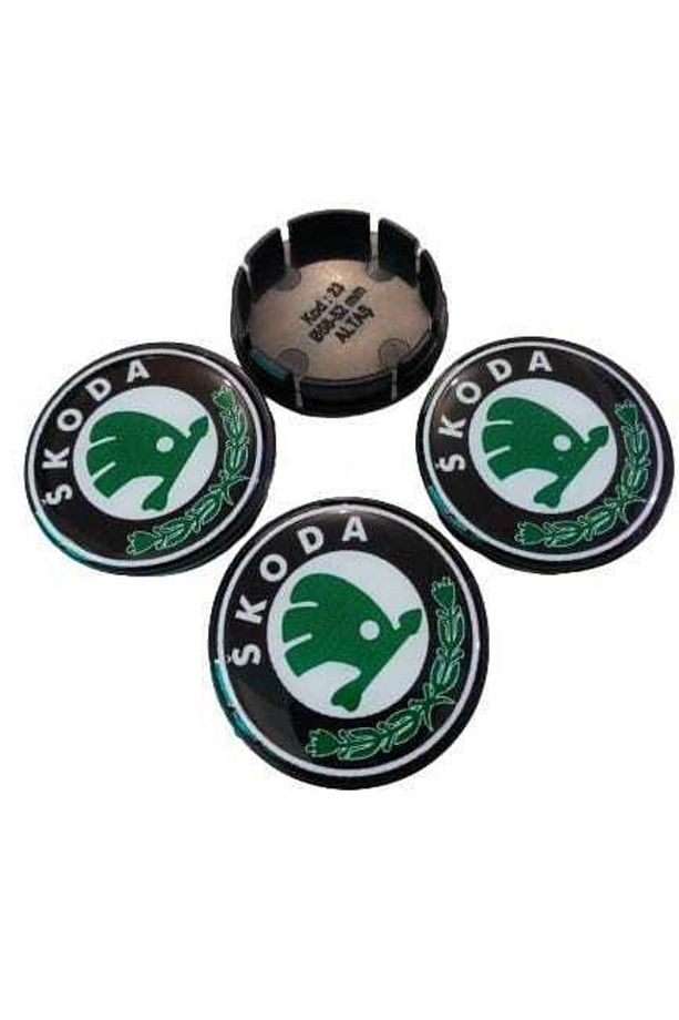 Skoda Jant Göbeği Geçmeli - 4 Adet-(dıştan 56 Iç 52mm) - 1