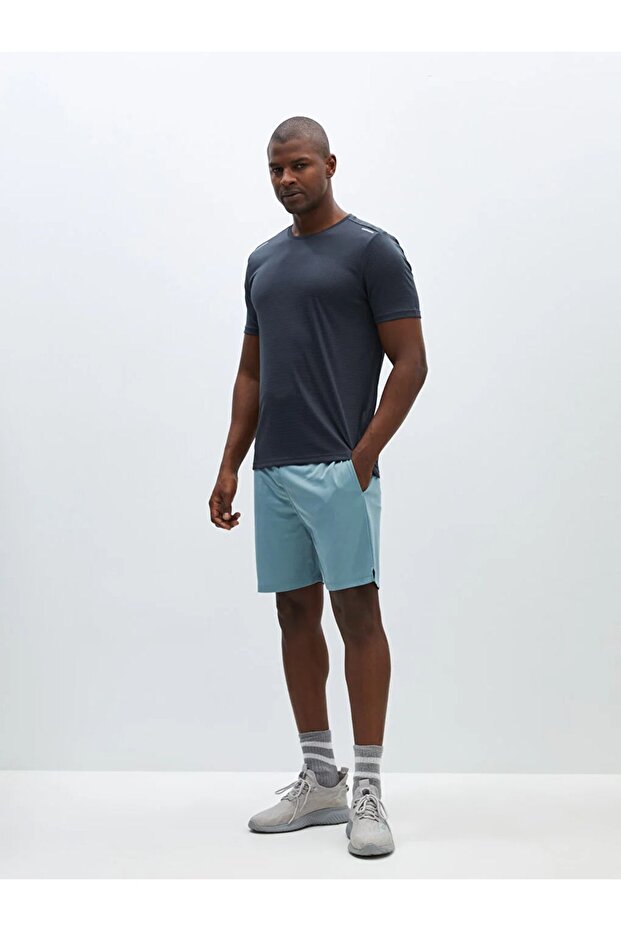 LCW Active DRY-TECH Bisiklet Yaka Kısa Kollu Erkek Tişört - 3