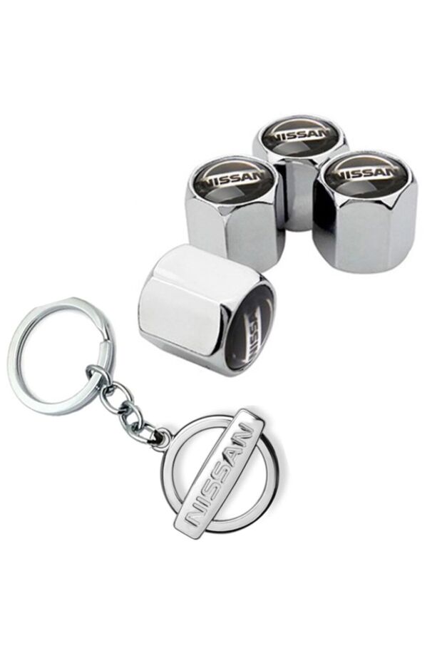 Nissan Qashqai After 2014 Chrome Color Valve Cover 4 Pieces And Chrome Keychain