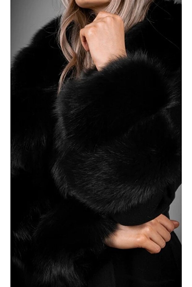 Siyah Kaşmir Kaban - 7