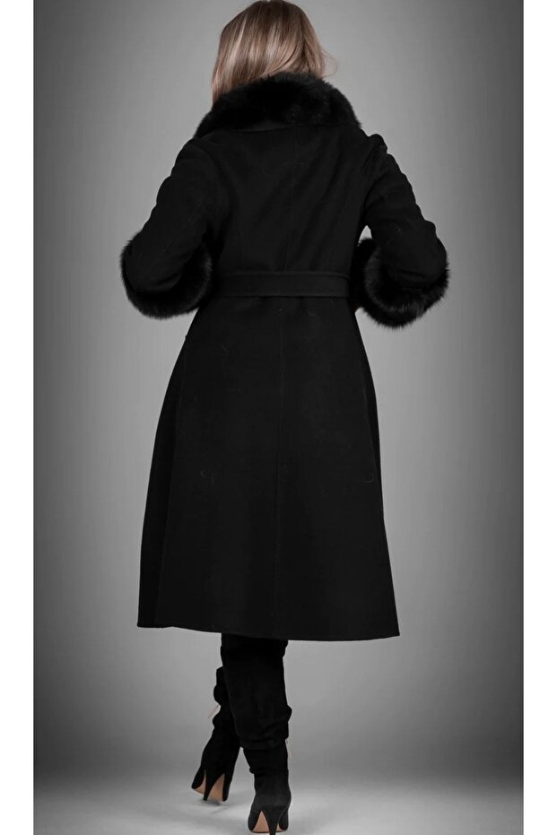 Siyah Kaşmir Kaban - 3