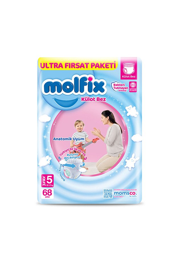 Pants Junior 5 Size Panties Baby Diapers 68 Pcs