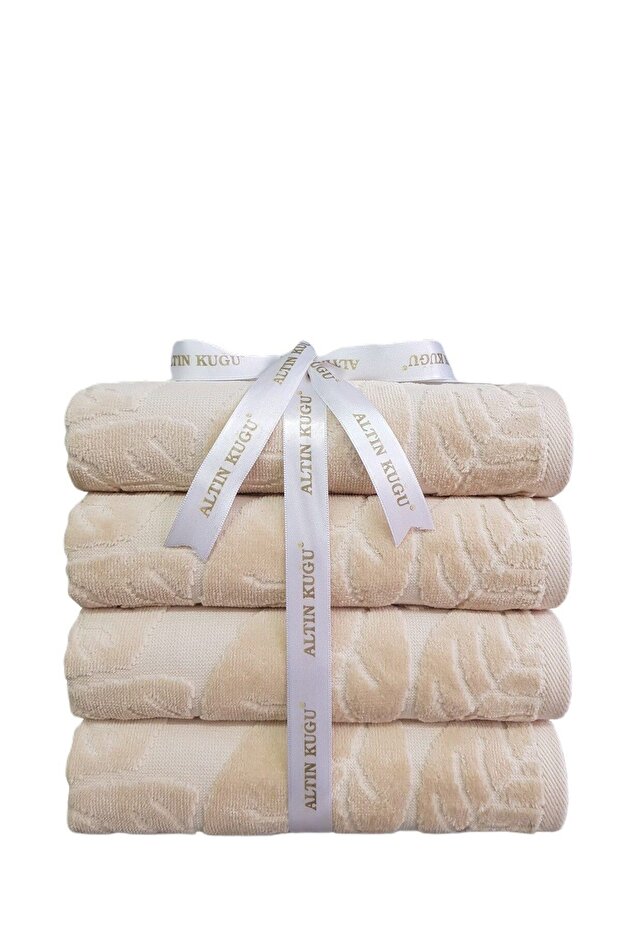 Marven 4'lü Havlu - Bej - 1