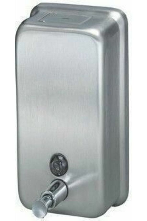 Paslanmaz Sıvı Sabunluk Duvar Tipi 1000 Ml - 7