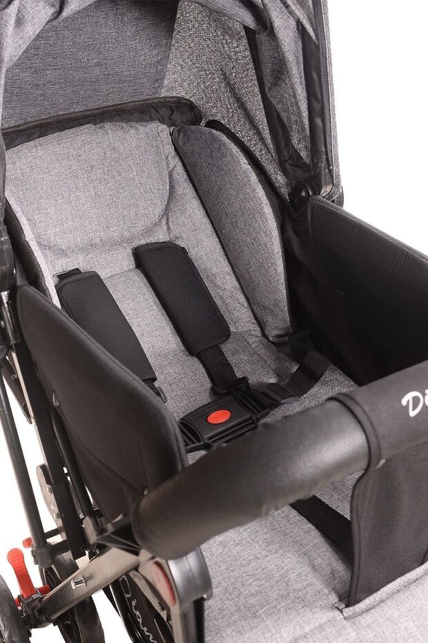 Gri Sapphire Çift Yönlü Bebek Arabası - 5