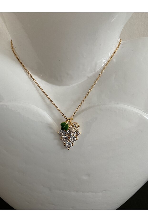 ÜZÜM UÇLU ÇELİK KOLYE - 1