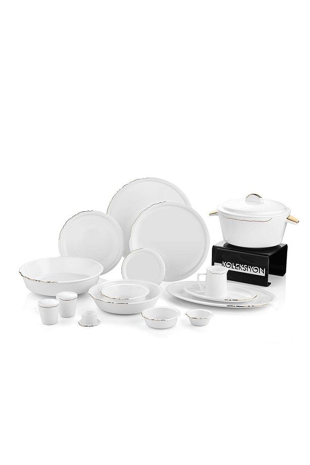 Koleksiyon Eser-ı Istanbul Yemek Setı 120 Prc Altın - 1