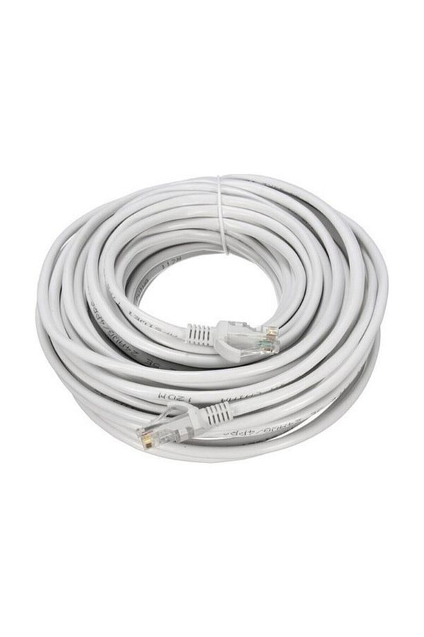 Cat6 15mt 15m 15 Metre Ethernet Lan Cat6 Cat 6 Bakır Ağ Kablo Ethernet Internet Kablosu Ağ - 1
