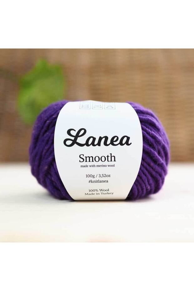 Smooth Merino Yün Ip / 34 Mor Kırçıllı - 3