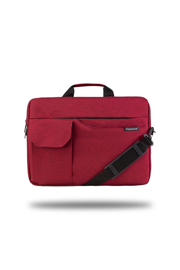 Tl7005 Workout 15.6 “ Su Geçirmez Kumaş ,macbook Mac Air, Notebook, Laptop El Çantası-bordo - 1