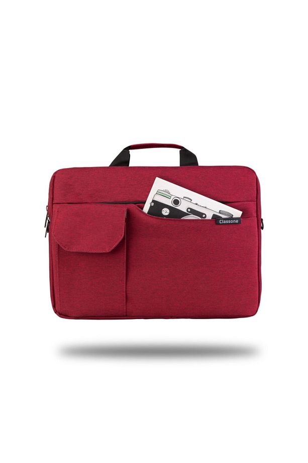 Tl7005 Workout 15.6 “ Su Geçirmez Kumaş ,macbook Mac Air, Notebook, Laptop El Çantası-bordo - 5