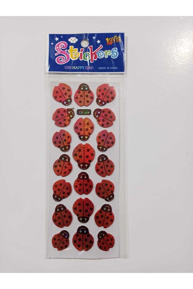 Ladybug Sticker 2 Pieces - 1