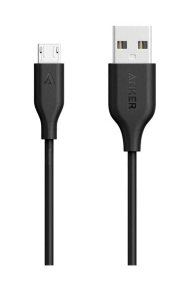 Powerline Micro Usb Şarj/ Data Kablosu 0.9 Metre - Siyah - 1
