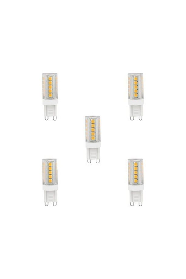 5 Adet G-9 Tip Ledli Kapsül Ampul 3000 K Led Ampul 3w Tasarruflu Led G9 Avize Ampulü Gün Işığı - 1