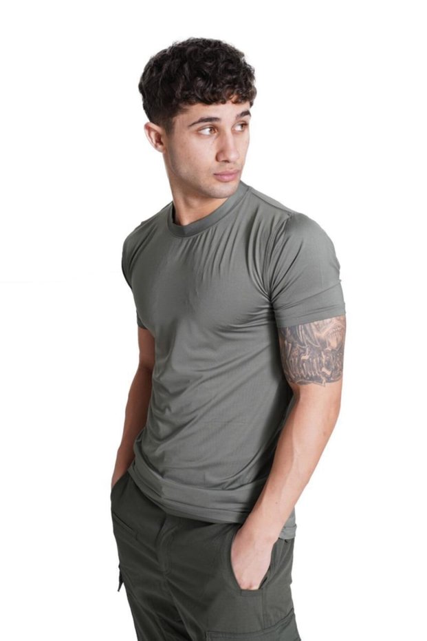 Microfiber Short Sleeve Thermal T-Shirt
