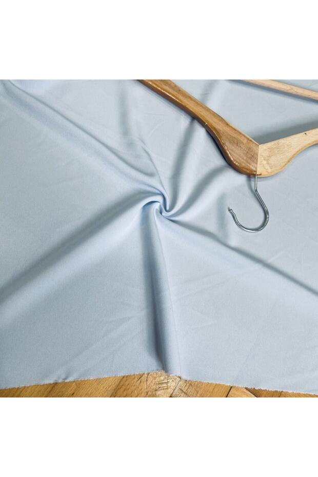 Buz Mavisi Krep Kumaş 02 - 1