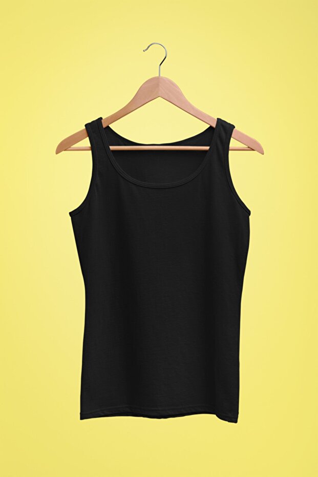 Tricou negru Basic Strap de damă - 2