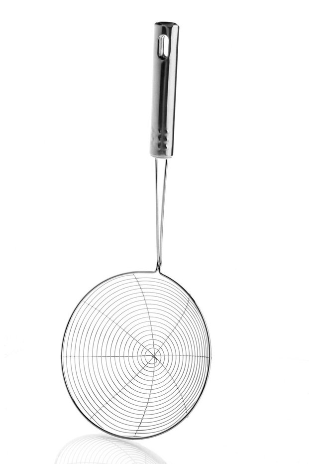 Stainless Steel Luxury Oil Colander - Jumbo Size 15 cm