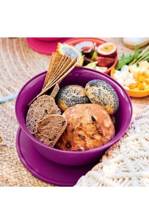 Aloha 3 Lü Set Saklama Servis Hazırlık Kabı 1 Lt,2 Lt Ve 4 Lt - 6